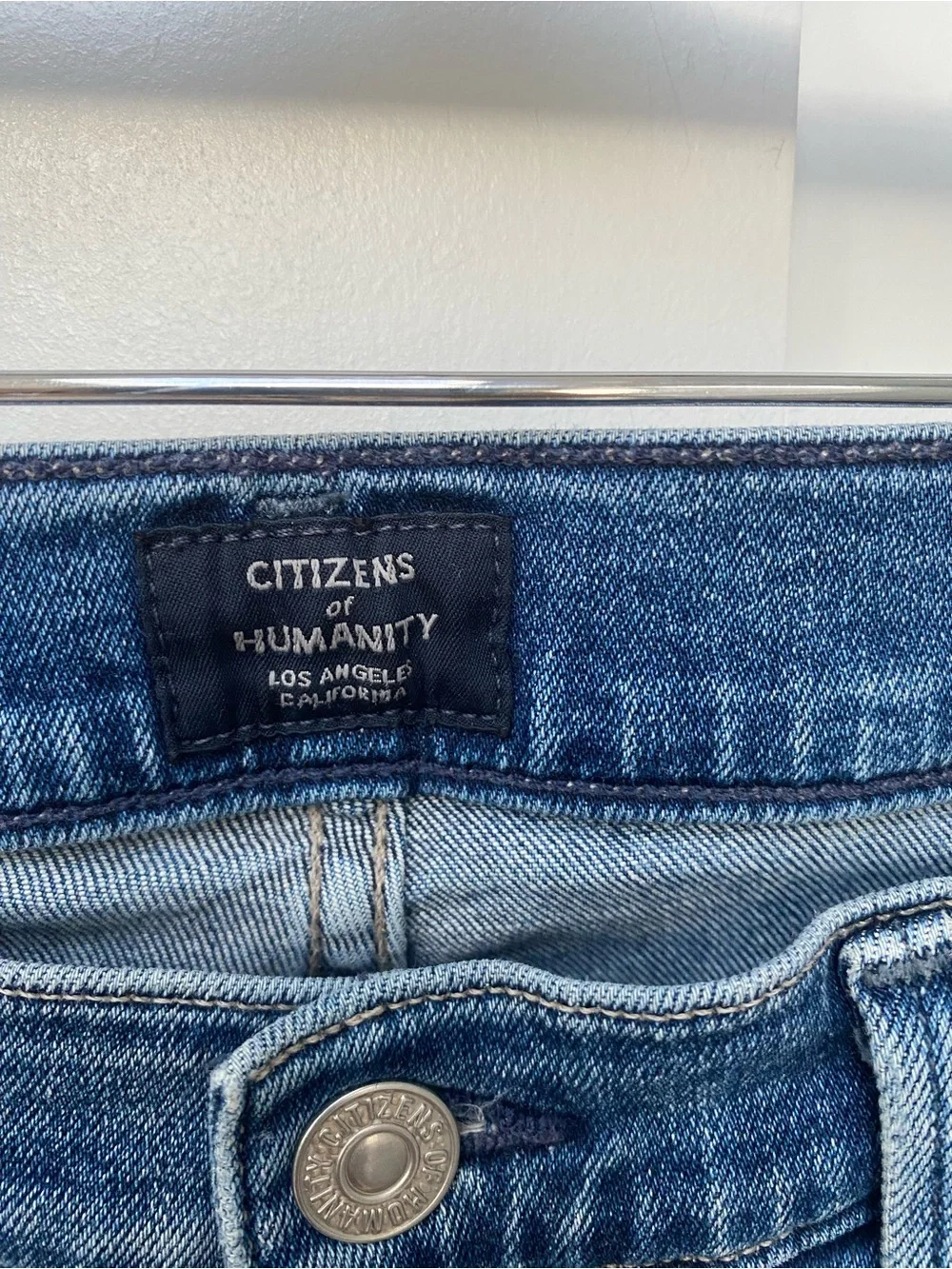Citizens of Humanity rocket crop high rise skinny Blue Women's Skinny Jeans